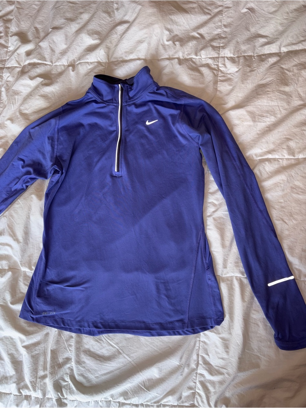 Nike Women’s Royal Purple Half-Zip Running Jacket